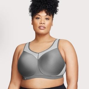 Glamorise Elite Performance High Impact Seamless Wonderwire Sports Bra S…